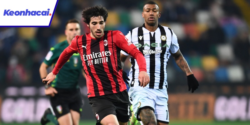 Tổng quan trước trận Udinese vs AC Milan - 01:45 - 21/09