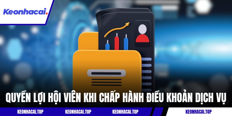 Quyền lợi hội viên khi chấp hành điều khoản dịch vụ