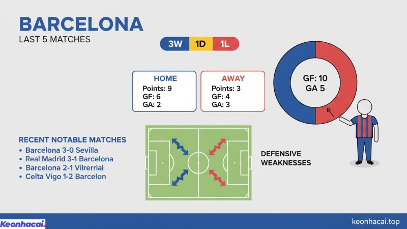 Dựa trên những phân tích về phong độ và lịch sử đối đầu Barcelona vẫn là đội bóng được đánh giá cao hơn hẳn trong trận đấu này dù Betis đang có phong độ tốt trên sân nhà
