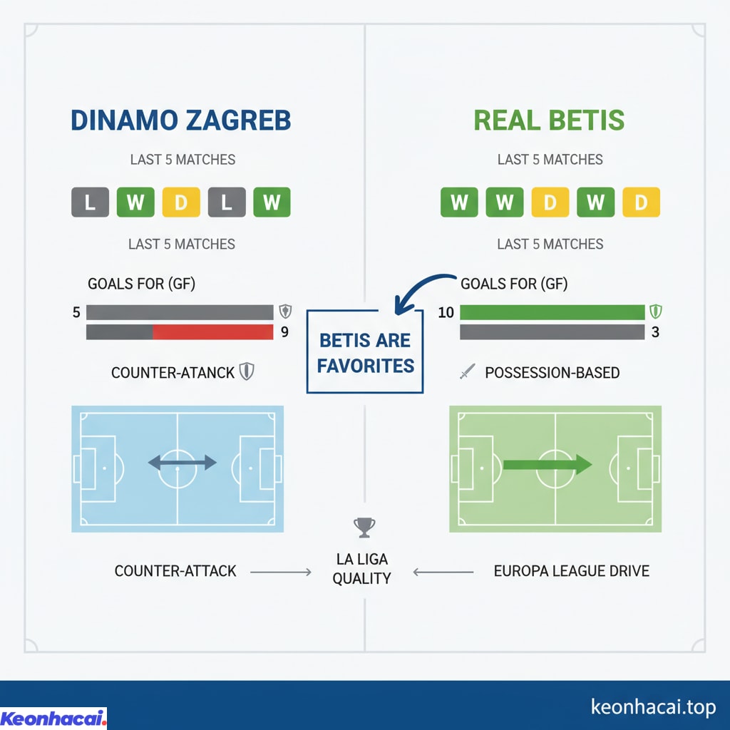 Dinamo Zagreb đang cho thấy sự thiếu ổn định, etis duy trì phong độ rất cao, với chuỗi trận bất bại kéo dài ở Europa League