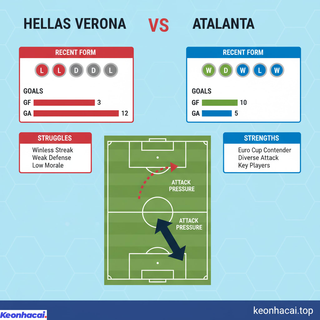 Dựa trên những phân tích về phong độ và lịch sử đối đầu, có thể thấy rõ ràng Atalanta đang là đội bóng được đánh giá cao hơn hẳn trong cuộc đối đầu này