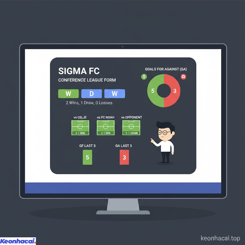 Sigma đang thể hiện một phong độ tích cực hơn hẳn, đặc biệt là trong những trận đấu gần đây tại Conference League