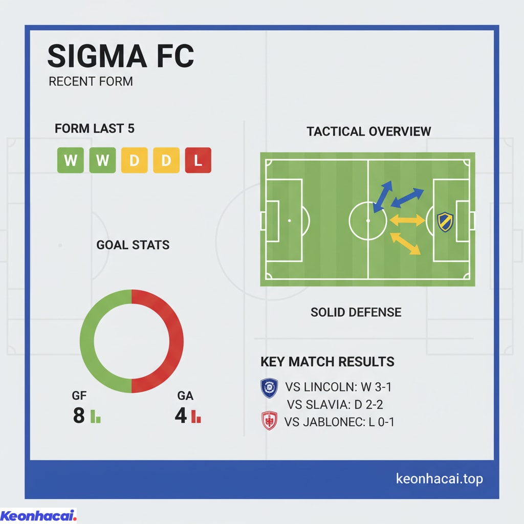 Sigma đang có lợi thế rõ ràng so với Lincoln. Sigma tại Conference League