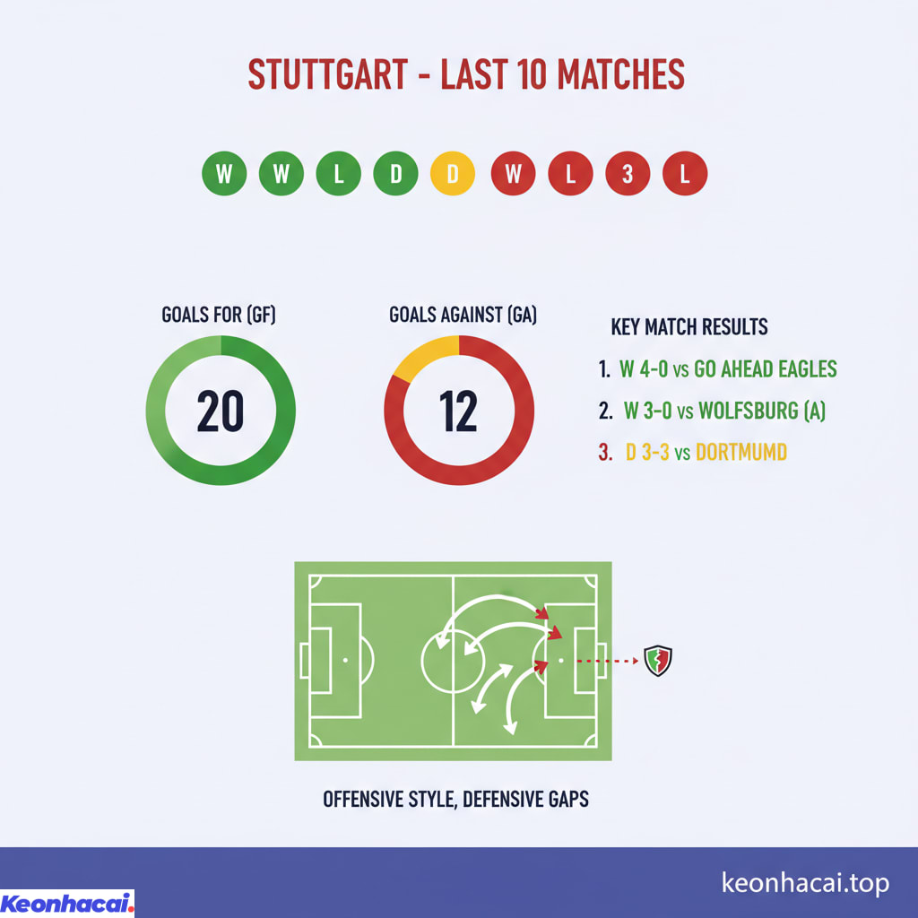 Stuttgart đang cho thấy một phong độ khá ổn định trong thời gian gần đây